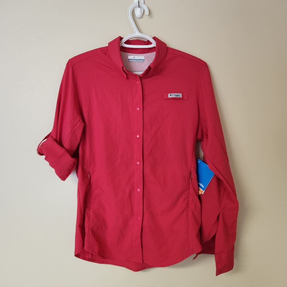 NWT Columbia Tamiami Button Up Shirt Sz S - Picture 2 of 7